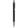 Ball Point Pen/Stylus - Gloss Black - Black Ink